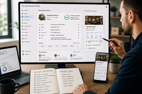 Оптимізація Google Business Profile