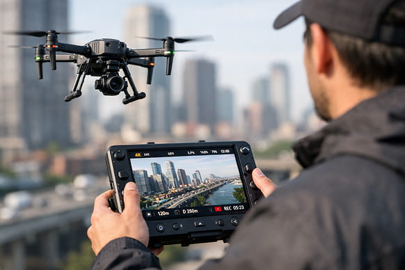 aerial shooting process